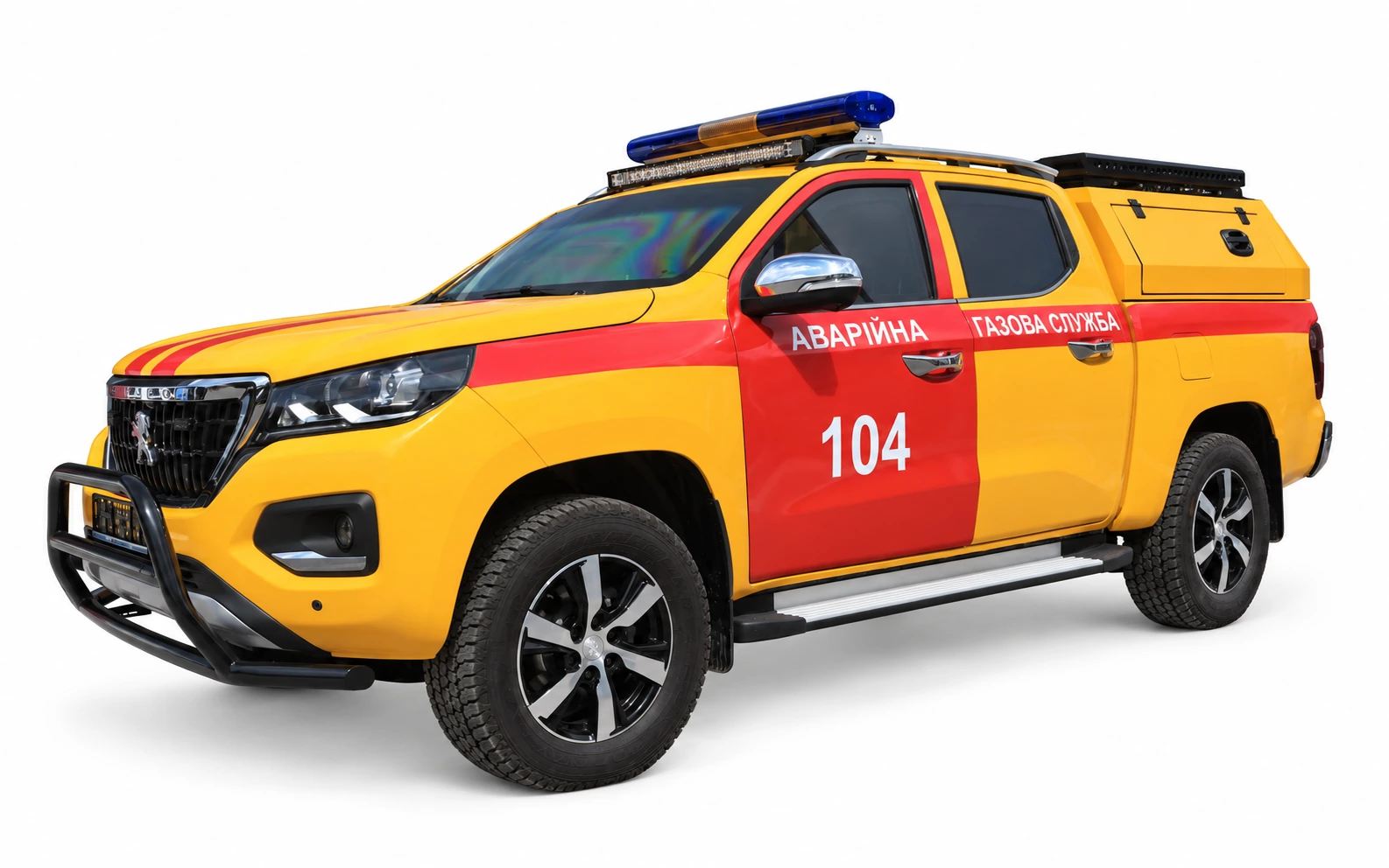 Броньований Peugeot Landtrek — аварійний