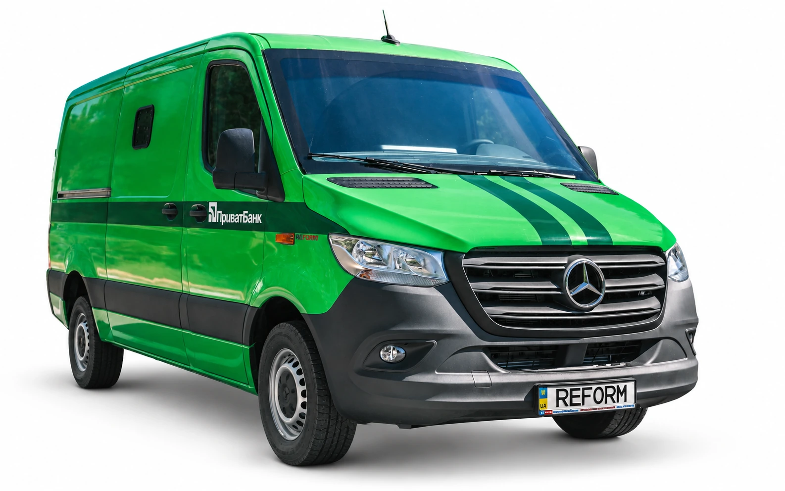 Броньований Mercedes-Benz Sprinter — інкасація
