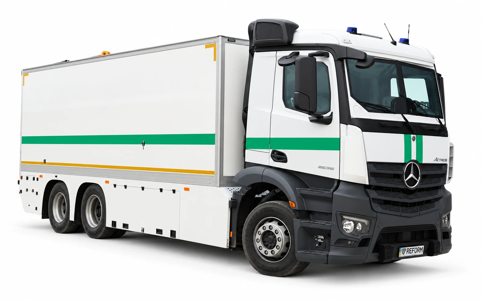 Броньований Mercedes-Benz Actros — інкасація